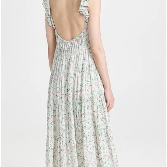 Floral Ruffle Maxi Dress - Picture 2 of 7